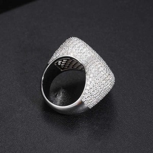 Moissanite VVS <b>Ring</b> Custom Moissanite <b>Ring</b> Moissanite Hip Hop <b>Ring</b> Moissanite <b>Ring</b> for Men <b>Iced</b> Out Moissanite <b>Ring</b> Diamond <b>Ring</b> - Product Image 2