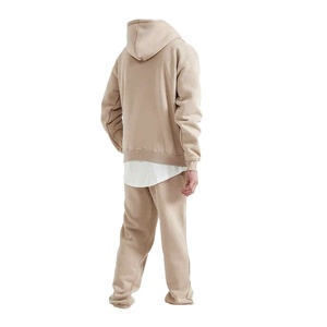 Ensemble de jogging pull personnalisé pour hommes Coupe-vent à capuche Poches cargo Vêtements de sport imprimés Polyester coupe-vent-Maternité - Product Image 3