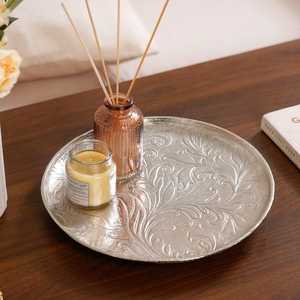 Nouveau design de plateau décoratif en métal pour fruits secs, caractéristiques durables, plateaux décoratifs en métal pour mariage, plateaux en métal - Product Image 2