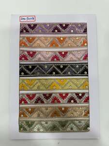 Dentelle en coton brodée de qualité supérieure, fabriquée à partir de fils de coton doux et durables. - Product Image 2