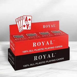 For Extra Jumbo Index Special Needed Big Font Plastic Playing <b>Cards</b> for Low Vision Poker Players Family Use Customizable - Product Image 6