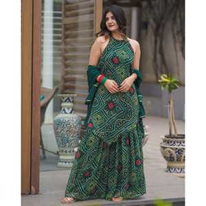 ชุดเสื้อผ้าเวนา กรีน บันเดจ ซัลวาร์ คามีซ ไซส์ XS - Product Image 6