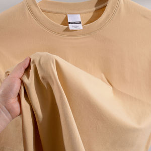 Camiseta de Manga Corta para Hombre, Cuello Redondo, Color Sólido, Corte Regular, 100% Algodón Jersey, Estilo Casual - Product Image 4