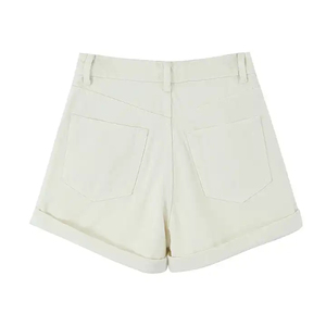 New Trend <b>Women</b>’s Premium High Waist Denim Shorts with Relaxed <b>Baggy</b> Fit, Vintage Blue Wash, Distressed Texture and Fashionable - Product Image 1