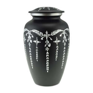 Urna Funeraria para Cenizas, Urna Conmemorativa Grande con Tapa Segura, Urna Funeraria Elegante para Adultos, Recuerdo para Entierro - Product Image 5