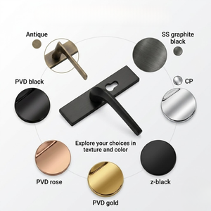 Designer Brass Door <b>Handle</b> Set with Mortise <b>Lock</b> | Luxury Lever <b>Handles</b> for Interior Doors, Hotel Rooms, Home & Office Decor - Product Image 5