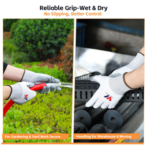 Industrial Nitrile PU Coated <b>Gloves</b> Nylon Polyester Knit Lightweight Breathable Grip Safety <b>Gloves</b> for Mechanical Automotive - Product Image 6