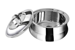 Olla de Metal Duradera para Servir Comida, Fabricada en India para Eventos y Catering, Mantiene el Calor en Servicios Sucesivos - Product Image 5