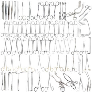 Ensemble de chirurgie de la tête et du cou en acier inoxydable, 114 pièces, pour chirurgie générale, manuel, réutilisable, certifié CE, classe I - Product Image 4