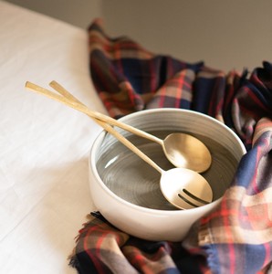 Ensemble d'ustensiles de service en métal doré faits à la main, ustensiles pour salade, ustensiles de cuisine, idées de cadeaux de mariage à prix abordable - Product Image 3