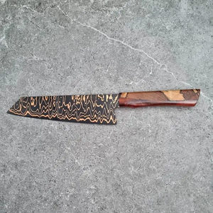 Couteau de Chef LEGACY BLADES en Acier Damas Forgé à la Main, Tranchant comme un Rasoir, Manche en Bois de Palissandre, Moderne, Ambidextre, Fournisseur d'Usine - Product Image 4
