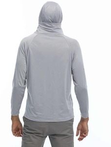 Sudadera con Capucha Unisex UPF50+ de Spandex/Poliéster, Color Personalizado, Protección Solar UV para Exteriores, Impermeable, Antibacteriana, Manga Larga, para Pesca - Product Image 5