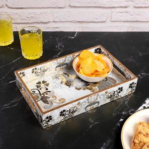 Enamel <b>Tray</b> with Vintage Finish Enamel <b>Tray</b> for Tea Serving Enamel <b>Tray</b> with Smooth Coating - Product Image 6