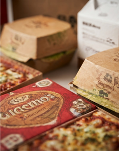 Custom Printed Pizza Paper <b>Box</b> Corrugated <b>Food</b> Packaging Matt Glossy Lamination Recycled Paperboard <b>Takeaway</b> <b>Box</b> - Product Image 2