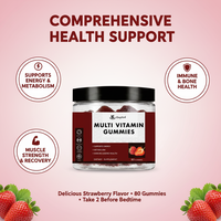 Complément alimentaire OEM/ODM/OBM, gommes multivitaminées de qualité supérieure, soutien immunitaire, gommes multivitaminées