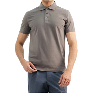 เสื้อสำหรับผู้ชายเสื้อกอล์ฟลำลองระบายอากาศสีพื้นปักตามสั่ง - Product Image 3