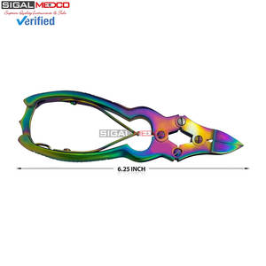 Coupe-ongles professionnel Mycotic 6 pouces à double action en acier inoxydable multicolore pour ongles épais - Product Image 6