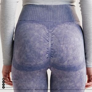 Mawra Leggings de yoga de alta elasticidad para mujer, pantalones deportivos con panel lateral para gimnasio, correr, entrenamiento, ropa deportiva para unisex - Product Image 6