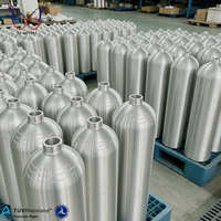 Bouteille de plongée en aluminium ZX Factory S80 S40 S53 DOT TPED 6061 pour magasin de plongée, vente en gros, OEM, logo personnalisé