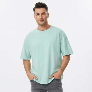 Wholesale Multi Color Blank 100% Cotton T-Shirt Solid Plain Crew Neck Custom Sublimation Unisex Gym Sports Work Tee OEM - Product Image 3
