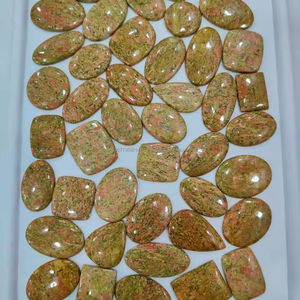 100% cabujón de piedras preciosas de setas naturales forma libre forma de mezcla elegante COLLAR COLGANTE hecho a mano joyería piedra preciosa suelta - Product Image 1