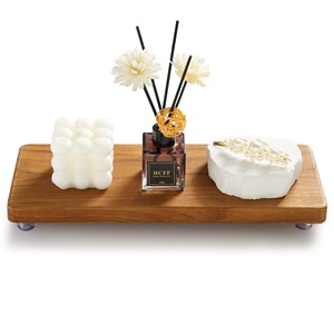 Handcrafted Teak <b>Wood</b> Display Stand 4-Tier <b>Rustic</b> Brown Wholesale - Product Image 2