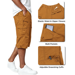 Modern Design Men's 100% Cotton Cargo Shorts Wholesale Cheap Price Multiple Pockets Everyday High Streetwear Breathable Quick - Product Image 6