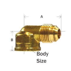 Coude de compression femelle forgé (AOL113) SAE # 060203 Coude femelle à compression forgé, fourni par l'usine, pour tuyau hydraulique SAE 060203 - Product Image 4