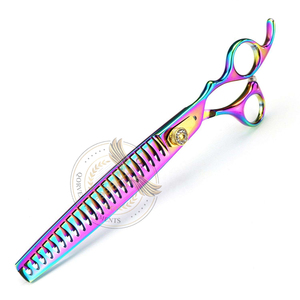 Ciseaux de coiffure professionnels pour la coupe et l'éclaircissement des cheveux, en acier inoxydable, fournitures de salon de coiffure personnalisées, qualité A+ - Product Image 3