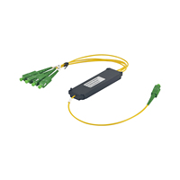 Répartiteur PLC FTTH G657A1 1x4 1x8, boîtier LGX, type cassette fibre optique SC/APC pour réseau PON