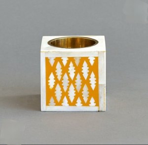 Brûleur à Bakhoor de style arabe avec incrustations en os et résine pour salon, ensemble Mubkhar de style farmhouse, parfum d'ambiance au meilleur prix - Product Image 3