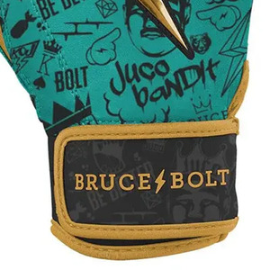 ถุงมือตีเบสบอล King JUCO Bruce Bolt Teal สำหรับฝึกซ้อม ทำจากโพลีเอสเตอร์ แบบสวมได้ทั้งสองมือ ปิดด้วยแถบตีนตุ๊กแก เหมาะสำหรับผู้ใหญ่ทุกเพศ - Product Image 6
