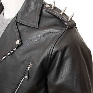 High Street Men's Premium Quality Winter Leather Canvas <b>Jacket</b> with Front Customized Logo Printing for Daily Use - Product Image 4