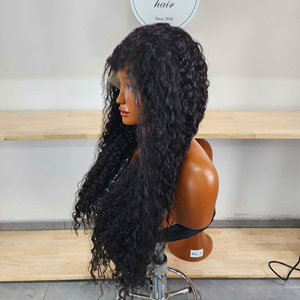 For <b>Curly</b> Transparent HD Lace Front <b>Wig</b> Silky Virgin 100% Human Hair <b>Brown</b> Women Long Natural Vietnamese Remy Hair Glueless - Product Image 4