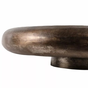 Vase de table en bronze fait main, design rustique, 25 pouces, bol décoratif, un favori mondial - Product Image 6