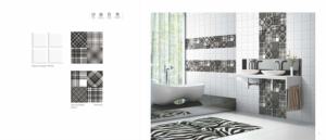 กระเบื้องผนังสีขาวขนาด 300x300 มม. ลายสุ่ม พิมพ์ลายดิจิทัล กระเบื้องเซรามิกตกแต่งสำหรับห้องน้ำ โรงแรม และสุขภัณฑ์ - Product Image 6