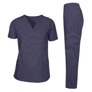 Conjunto de Uniforme Médico de Mezclilla Ligero y Cómodo con Tecnología Antiestática y Costuras Sin Costuras para Doctores y Hospitales - Product Image 6
