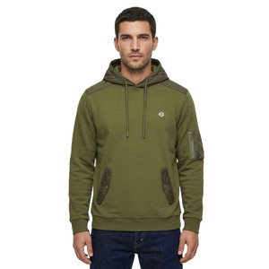 เสื้อฮู้ดดี้มีกระเป๋าอเนกประสงค์สำหรับผู้ชาย สไตล์คาร์โก้ ผ้าฝ้ายฟลีซ ทรงปกติ สตรีทแวร์ รับทำโลโก้ ขายส่งจำนวนมาก - Product Image 1