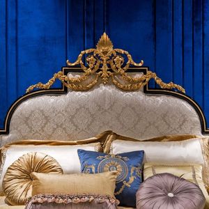 Oferta Especial: Juego de Dormitorio Emma de Lujo Clásico en Blanco y Dorado, Cama Tapizada, Muebles Elegantes - Product Image 5