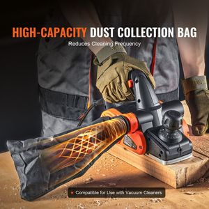 Ad alta velocità 3-1/4 \ "elettrico pialla a mano potente 16500 RPM strumento per la lavorazione del legno FCC-SDoC finitura liscia carpenteria Fai da te in legno pialla - Product Image 4