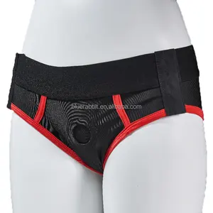 BlueRabbit Calzoncillos Unisex Venta al por mayor Ropa interior sin tirantes Correa en arnés FTM Boxer Correa en bragas para Unisex