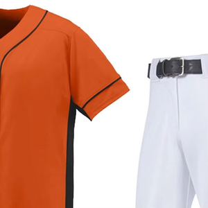 Top Trending Customizable Baseball Uniform Breathable Top Sublimation Style 100% Polyester Digital Printing Baseball Uniform Set - Product Image 6