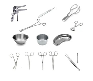 Ensemble d'instruments chirurgicaux en acier inoxydable pour la chirurgie générale, opération manuelle, certifié CE, équipement de classe I de qualité médicale - Product Image 3