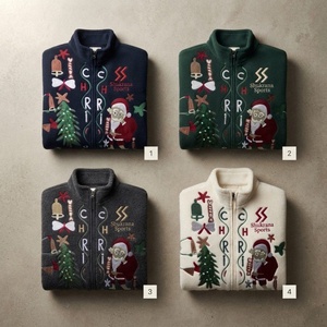 Christmas Embroidered Velvet Bomber <b>Jacket</b> Women Zip Up Outerwear Holiday Coat <b>Plus</b> <b>Size</b> <b>Sequin</b> Bomber <b>Jacket</b> - Product Image 5