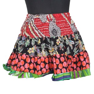 2026 Ladies Mini <b>Skirts</b> - Cotton Mini <b>Skirts</b> a Piece Mini <b>Skirt</b> Vintage Indian Boho Hippie Length Patch Work Cotton Boho Stylish - Product Image 6