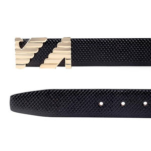 Ceinture en cuir véritable sur mesure, ceintures décontractées de créateur pour hommes, ceinture en cuir véritable pour hommes de qualité supérieure, vente en gros directe d'usine - Product Image 2