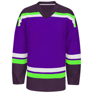 Jersey de Hockey sobre Hielo Personalizado al por Mayor para Adultos - Servicio OEM, Precio de Venta al por Mayor, Nuevo, 100% Poliéster Transpirable - Product Image 5