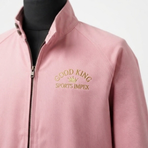 Chaqueta Deportiva de Manga Larga con Cierre y Capucha para Hombre, con Logotipo Personalizado en la Parte Delantera, Cuello Alto y Color Sólido - Product Image 6