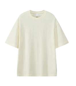 Camiseta Personalizada para Hombre, 100% Algodón, con Logotipo Frontal, Corte Regular, Cuello Redondo, Transpirable, Estilo Urbano, Talla Grande - Product Image 3