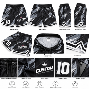 Pantalones Cortos Deportivos Personalizados para Hombre, Sublimados, para Entrenamiento, Gimnasio, Fitness, Transpirables, Proveedor OEM - Product Image 6